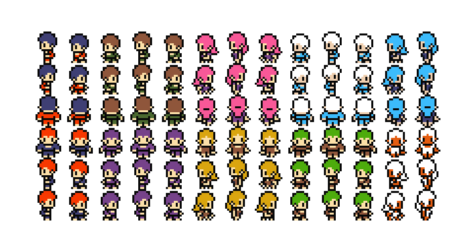character sprite pack