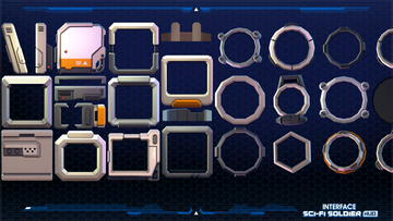 Sci-Fi UI Elements Bundle
