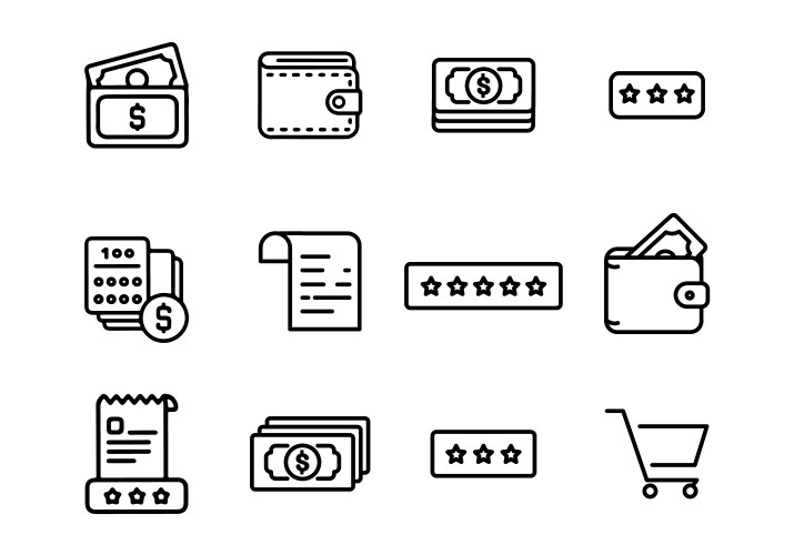 Minimalist UI Icon Collection