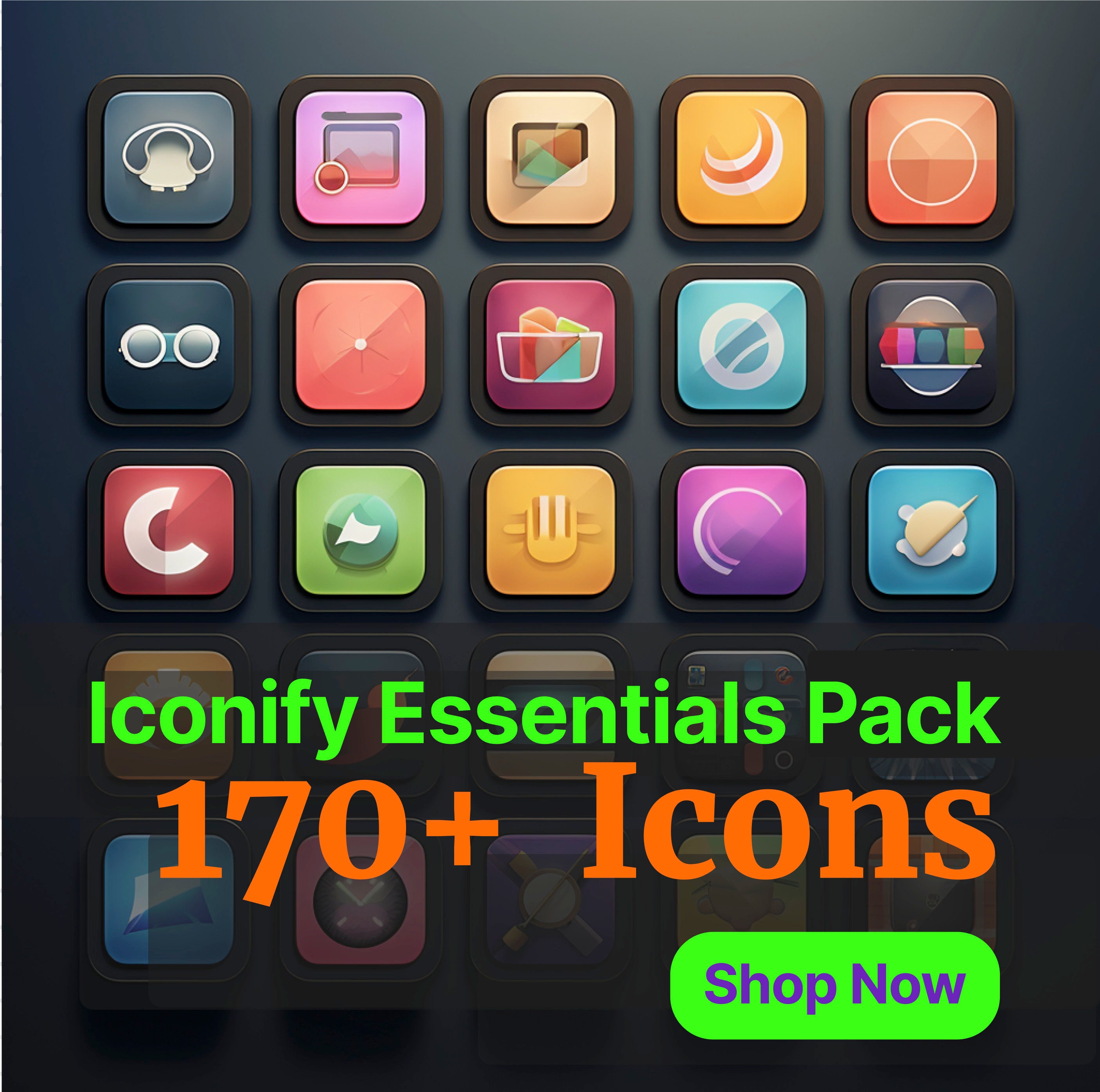 Modern UI Icon Bundle Unity