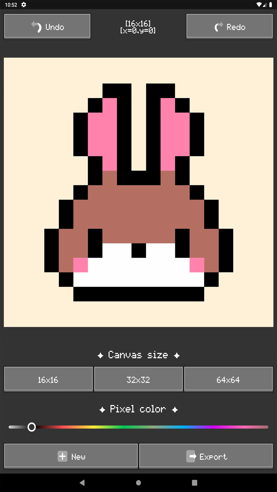 Pyxel Edit sprite editor