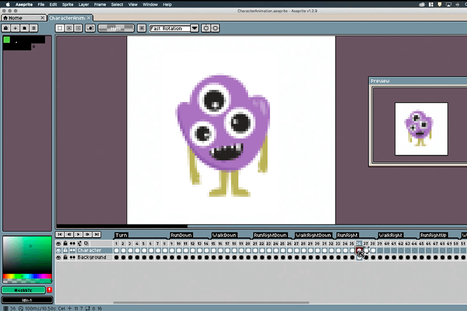 Aseprite pixel art software