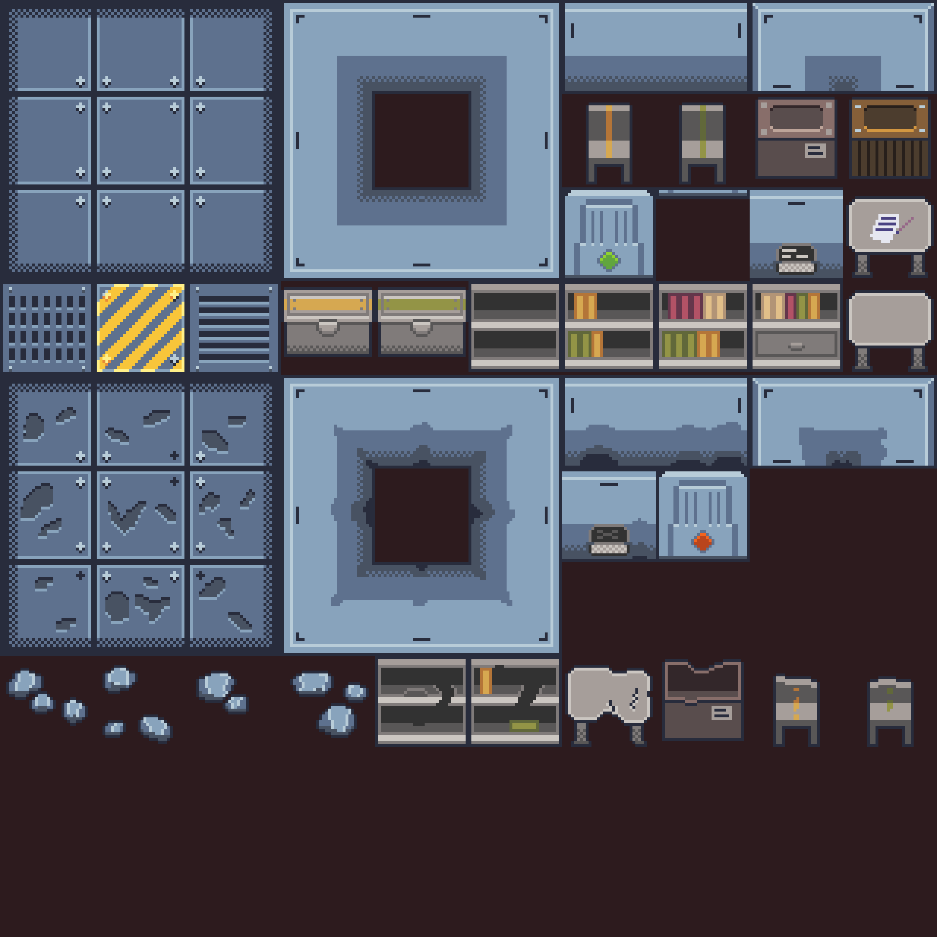 Sci-Fi Space Station Tiles