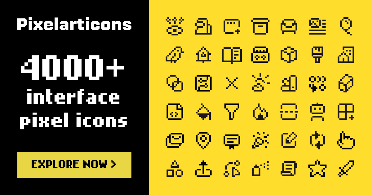 Pixel Art Icons Bundle