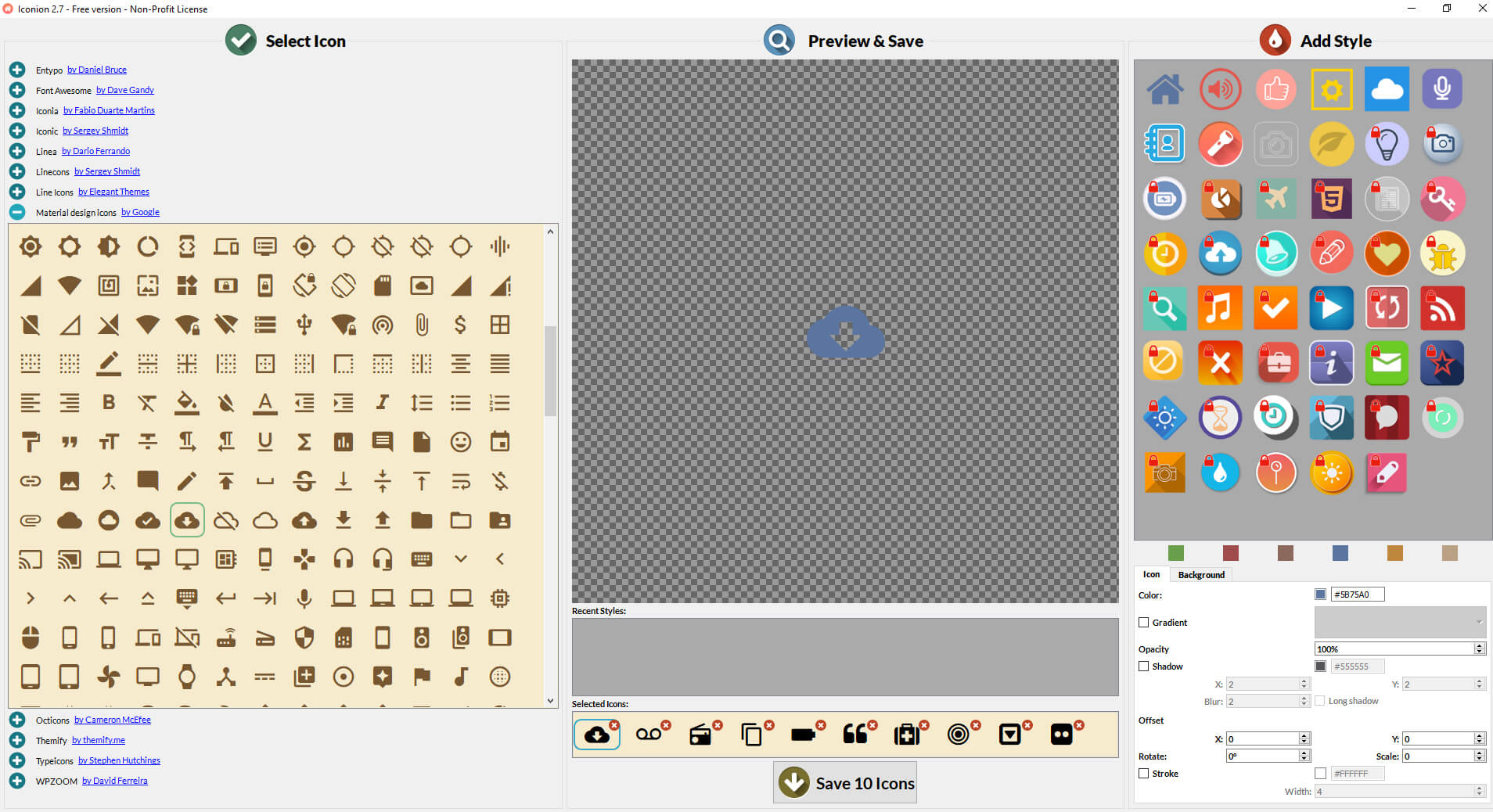 Icon Design Software